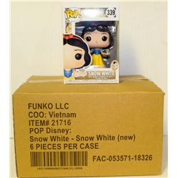 LOT OF 6  FUNKO POPS: DISNEY "SNOW WHITE (NEW)"