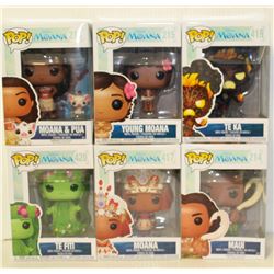 LOT OF 6 ASSORTED FUNKO POPS: MIXED DISNEY PACK-
