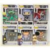 Image 1 : LOT OF 6 ASSORTED FUNKO POPS: MIXED DISNEY PACK-