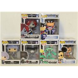 LOT OF 6 ASSORTED FUNKO POPS: MIXED DISNEY PACK-