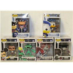 LOT OF 6 ASSORTED FUNKO POPS: MIXED DISNEY PACK-