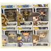 Image 1 : LOT OF 6 ASSORTED FUNKO POPS: MIXED DISNEY PACK-