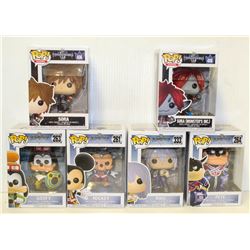 LOT OF 6 ASSORTED FUNKO POPS: MIXED DISNEY PACK-