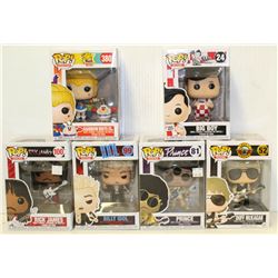 LOT OF 6 ASSORTED FUNKO POPS: MIXED VARIETY PACK-