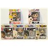 Image 1 : LOT OF 6 ASSORTED FUNKO POPS: MIXED VARIETY PACK-