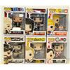 Image 1 : LOT OF 6 ASSORTED FUNKO POPS: MIXED VARIETY PACK-