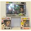 Image 1 : LOT OF 3 ASSORTED FUNKO POPS: MIXED VARIETY PACK-