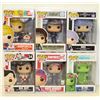 Image 1 : LOT OF 6 ASSORTED FUNKO POPS: MIXED VARIETY PACK-