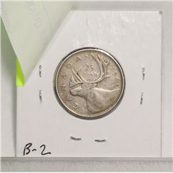 1944 CANADIAN SILVER QUARTER