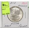 Image 1 : 1964 USA KENNEDY SILVER HALF DOLLAR