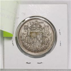 1955 CANADIAN SILVER HALF DOLLAR