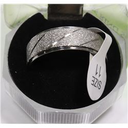 STERLING SILVER MENS RING SIZE 11
