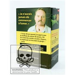 CARTON OF JOHN PLAYERS RICH  REG SIZE