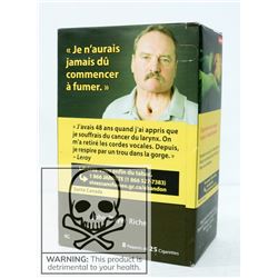 CARTON OF JOHN PLAYERS RICH  REG SIZE