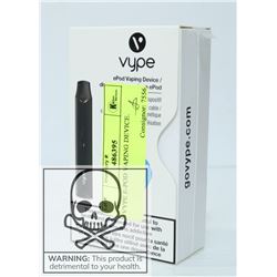 VYPE E-POD VAPING DEVICE.