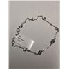 Image 2 : 19) 10K WHITE GOLD DIAMOND BRACELET