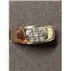 Image 1 : 9) 14K YELLOW & WHITE GOLD GENTLEMENS DIAMOND