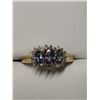 Image 1 : 2) 10K YELLOW & WHITE GOLD TANZANITE AND