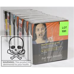 CARTON OF PALL MALL SMOOTH RG