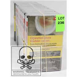 CARTON OF PALL MALL BOLD KS