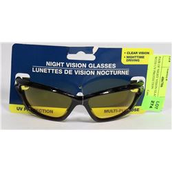 PAIR OF NIGHT VISION GLASSES WITH UV PROTECTION