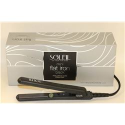 SOLEIL MINI BLACK FLAT IRON W/ CERAMIC PLATES