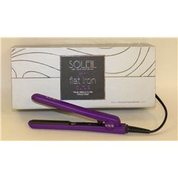 SOLEIL MINI PURPLE FLAT IRON W/ CERAMIC PLATES