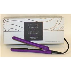 SOLIEL MINI PURPLE FLAT IRON W/ CERAMIC PLATES