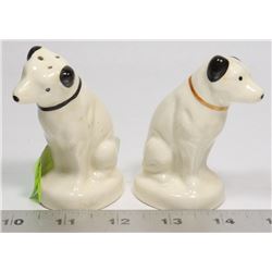 VINTAGE RCA VICTOR "NIPPER" THE DOG SALT & PEPPER