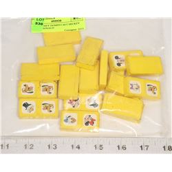 OLD DISNEY DOMINO SET MICKEY, DAISY, DONALD