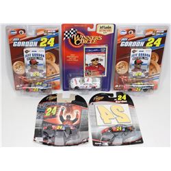 LOT OF 5 1:64 DIE CAST JEFF GORDON LIMITED EDITION