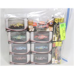 LOT OF 10 1:64 DIE CAST  NASCAR IN BOXES