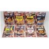 Image 1 : LOT OF 8  1:64 DIE CAST NASCAR HOODS MAGNETS CARDS