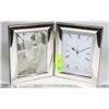 Image 1 : 5X7 CLOCK WITH PICTURE FRAME NEW QUARTZ