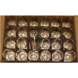CASE OF 16 OZ BIG ROCK BEER GLASSES, 24 GLASSES PR