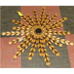 HANDCRAFTED WOOD WALL DECOR 30" ACROSS