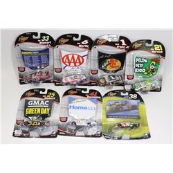 1:64 DIE CAST 7 X NASCAR HOODS AND MORE