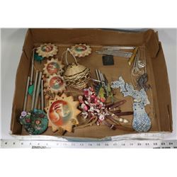 LARGE LOT OF 7 WIND CHIMES