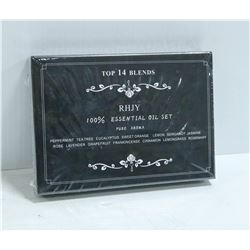 NEW RHJY 100% ESSENTIAL OIL SET TOP 14 BLENDS