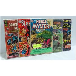 5 VINTAGE COMICS , MARVEL, DC