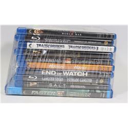 BUNDLE OF ACTION BLU RAY MOVIES