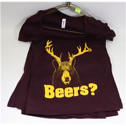 5PCS NEW BANFF BREWING CO LADIES T SHIRTS BEAR BEE