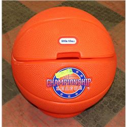 LITTE TIKES BASKETBALL SHAPED TOYBOX
