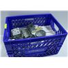 Image 1 : CRATE FULL OF HOME ELECTRICAL BOXES + PLATES