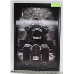 14 X 20 3D  " STAIRWAY TO HEAVEN "  BIKER PICTURE