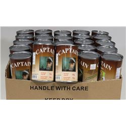 CASE OF CAPTAIN BRAND MACKEREL IN WATER