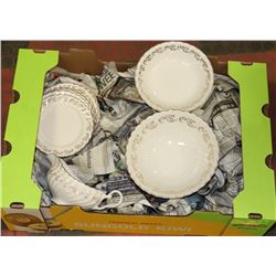SNOW WHITE REGENCY; JOHNSON BROS DINNERWARE