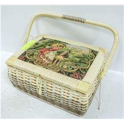 VINTAGE SEWING BASKET