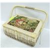 Image 1 : VINTAGE SEWING BASKET