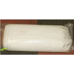 1 BOLT OF SHEER WHITE FABRIC. 74 YARDS